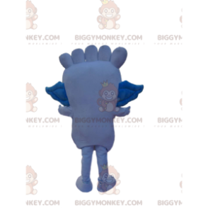 BIGGYMONKEY™ Μασκότ Κοστούμι μπλε πόδι με μικρά φτερά - Μη ταξινομημένες μασκότ - BIGGYMONKEY_014497 - BiggyMonkey.com