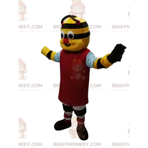 BIGGYMONKEY™ Μασκότ Κοστούμι Κιτρινόμαυρος Χαρακτήρας με