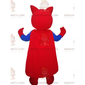 Disfraz de mascota Cat BIGGYMONKEY™ con disfraz de superhéroe -