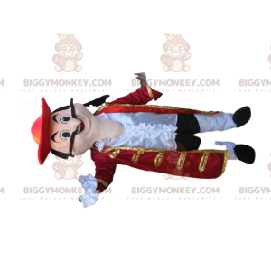 Captain Hook's BIGGYMONKEY™ Mascot Costume with Sumptuous Red