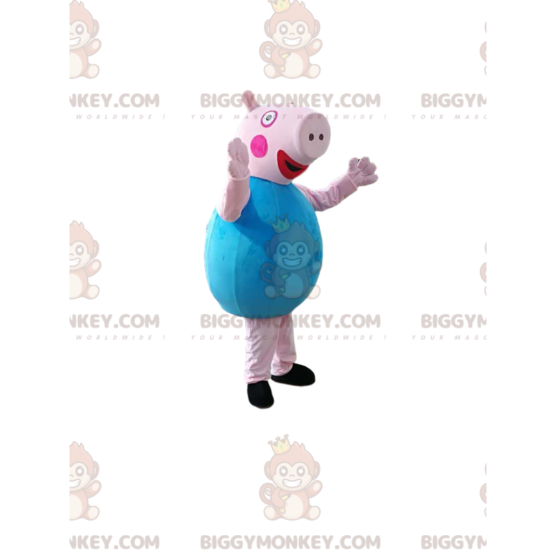 Peppa Pigs lillebror George Pig BIGGYMONKEY™ maskotdräkt -