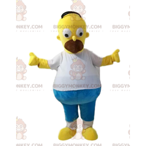 Disfraz de mascota BIGGYMONKEY™ de Homer Simpson. Disfraz de