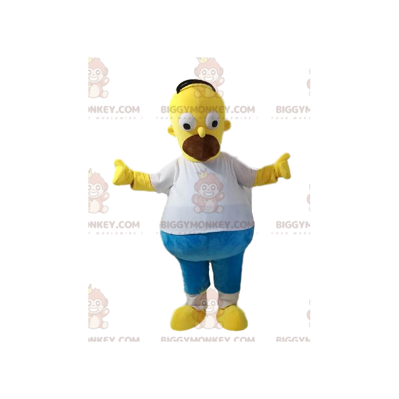 Disfraz de mascota BIGGYMONKEY™ de Homer Simpson. Disfraz de Disfraz de mascota BIGGYMONKEY™ de Homer Simpson. Disfraz de