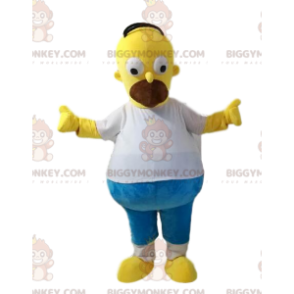 Disfraz de mascota BIGGYMONKEY™ de Homer Simpson. Disfraz de