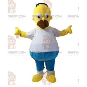 Costume da mascotte BIGGYMONKEY™ di Homer Simpson. Costume da