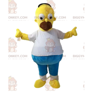 Disfraz de mascota BIGGYMONKEY™ de Homer Simpson. Disfraz de