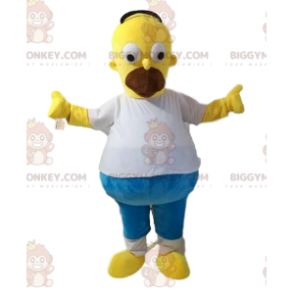 Costume de mascotte BIGGYMONKEY™ de Homer Simpson. Costume de