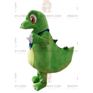 Costume de mascotte BIGGYMONKEY™ de petit dinosaure vert avec