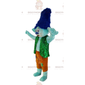 BIGGYMONKEY™ Little Ogre Mascot Costume with Yellow Pants and