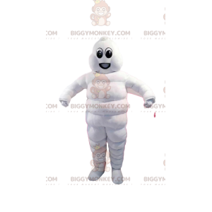 Disfraz de mascota Michelin Man BIGGYMONKEY™ muy entusiasta -