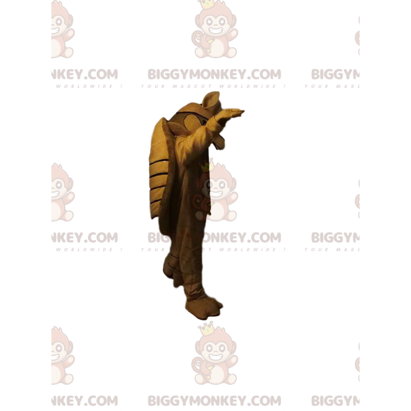 Costume de mascotte BIGGYMONKEY™ de tatou avec une belle Costume de mascotte BIGGYMONKEY™ de tatou avec une belle