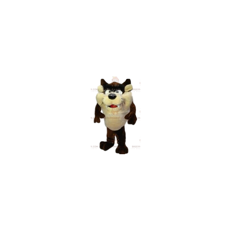 BIGGYMONKEY™ mascot costume of Taz the Tasmanian Devil with his BIGGYMONKEY™ mascot costume of Taz the Tasmanian Devil with his