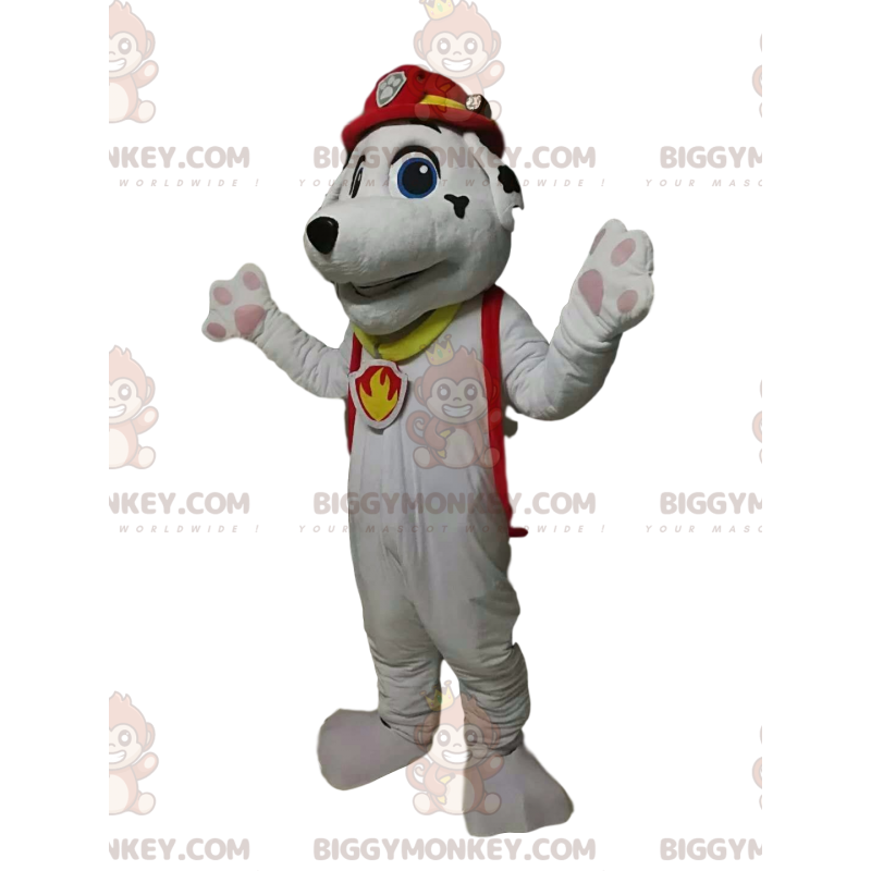 Marshallin BIGGYMONKEY™ maskottiasu Paw Patrol the Fireman Marshallin BIGGYMONKEY™ maskottiasu Paw Patrol the Fireman