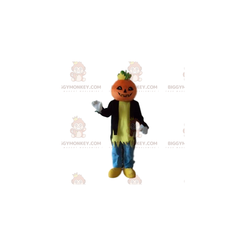 Disfraz de mascota BIGGYMONKEY™ de personaje de calabaza -