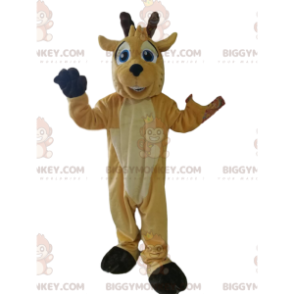 Buckskin BIGGYMONKEY™ Mascot Costume with Big Smile and