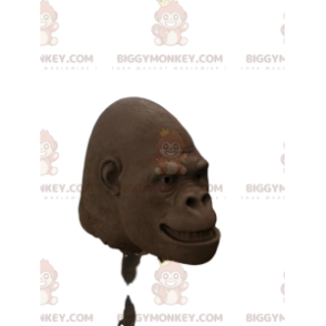 Καφέ γορίλα BIGGYMONKEY™ κοστουμιού μασκότ. Κεφάλι στολής