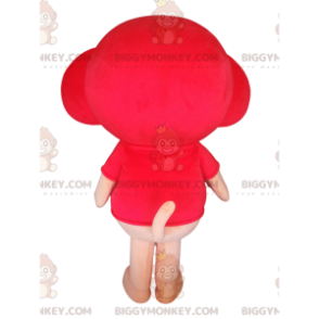 Kostým maskota BIGGYMONKEY™ malého oranžového medvídka s