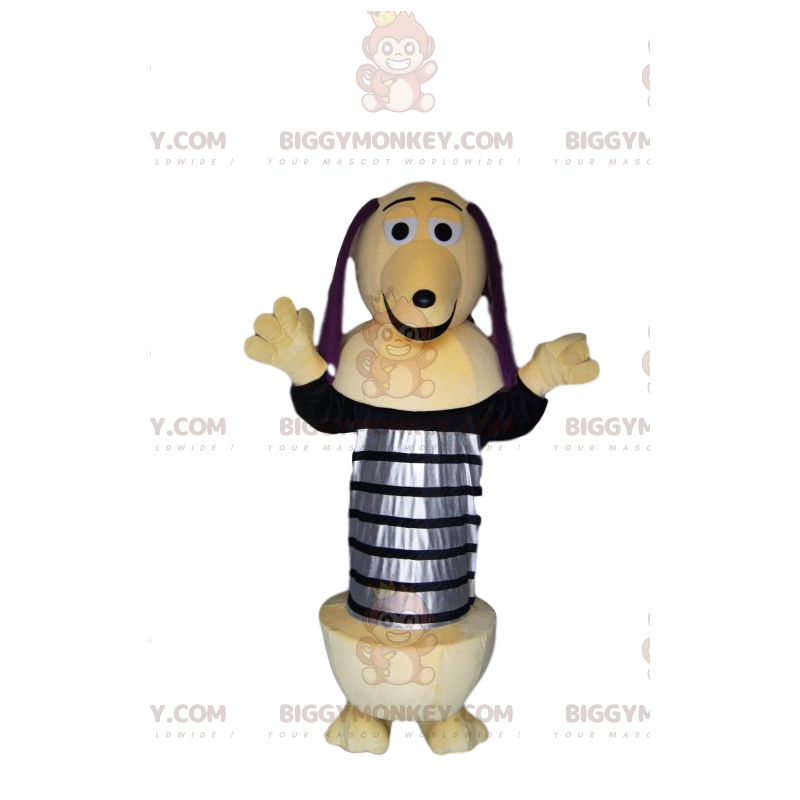 Costume da mascotte bassotto BIGGYMONKEY™ con molla. costume da Costume da mascotte bassotto BIGGYMONKEY™ con molla. costume da