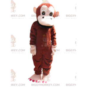 Disfraz de mascota mono marrón y crema BIGGYMONKEY™. disfraz de mono - Mascotas mono - BIGGYMONKEY_014628 - BiggyMonkey.com