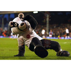 Raccoon Black and White Bear BIGGYMONKEY™ Mascot Costume –
