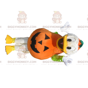 Donald's BIGGYMONKEY™ Mascot Costume with Pumpkin Outfit –