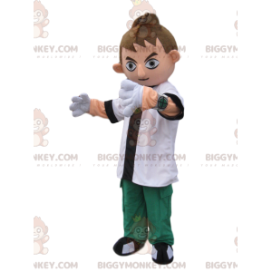 Young boy BIGGYMONKEY™ mascot costume with stylish look and