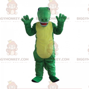 Costume de mascotte BIGGYMONKEY™ animaux - Crocodile bicolore -
