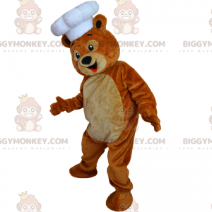 Animal BIGGYMONKEY™ Mascot Costume - Chef Bear Bear -