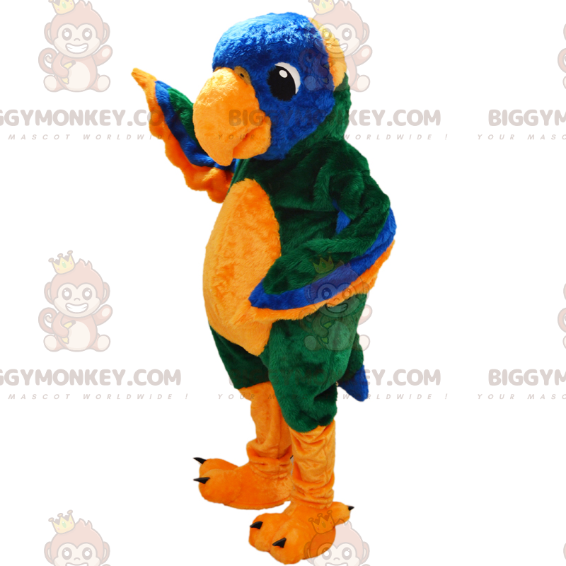 Animal BIGGYMONKEY™ maskotkostume - papegøje - Jungeldyr - BIGGYMONKEY_014725 - BiggyMonkey.com
