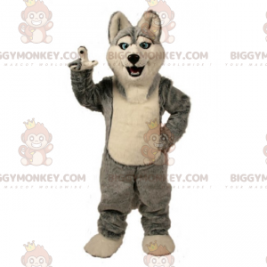 BIGGYMONKEY™ Costume da mascotte con animali ghiacciati - Husky