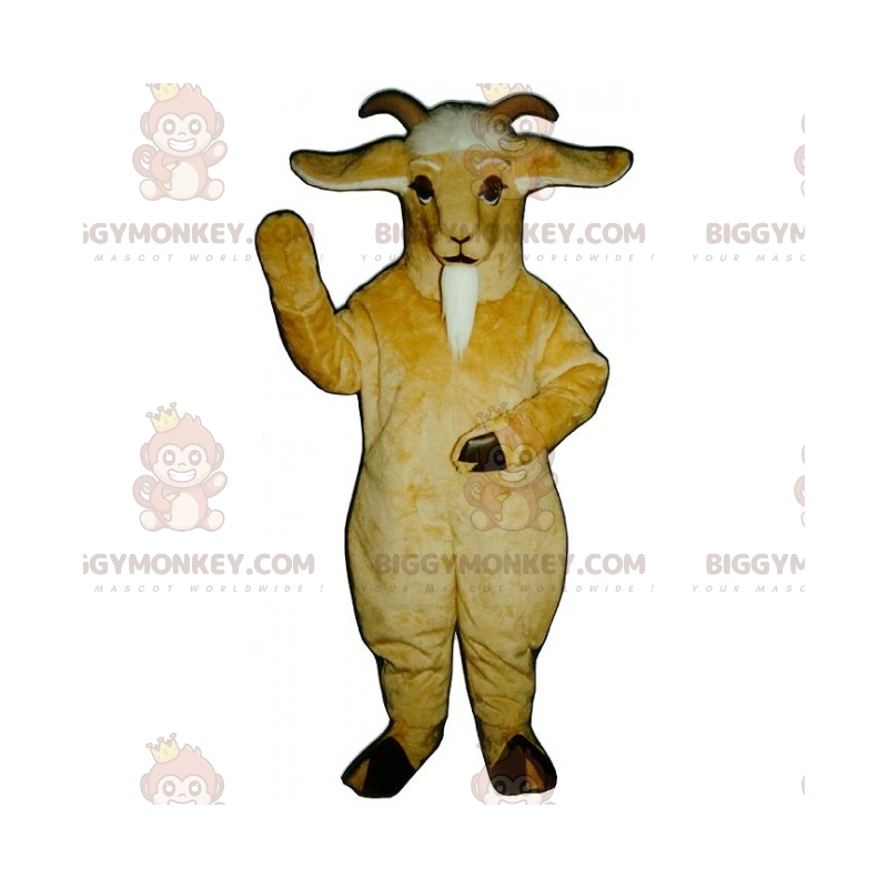 BIGGYMONKEY™ Farm Animal -maskottiasu - Vuohi - Tuotantoeläimiä - BIGGYMONKEY_014750 - BiggyMonkey.com