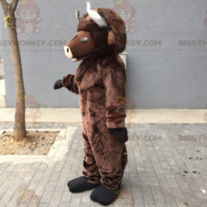 BIGGYMONKEY™ Farm Animal Mascot Costume - Buffalo –