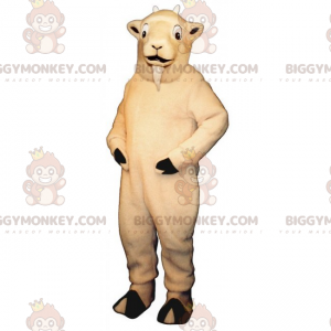 BIGGYMONKEY™ Bauernhoftier-Maskottchen-Kostüm – Ziege -