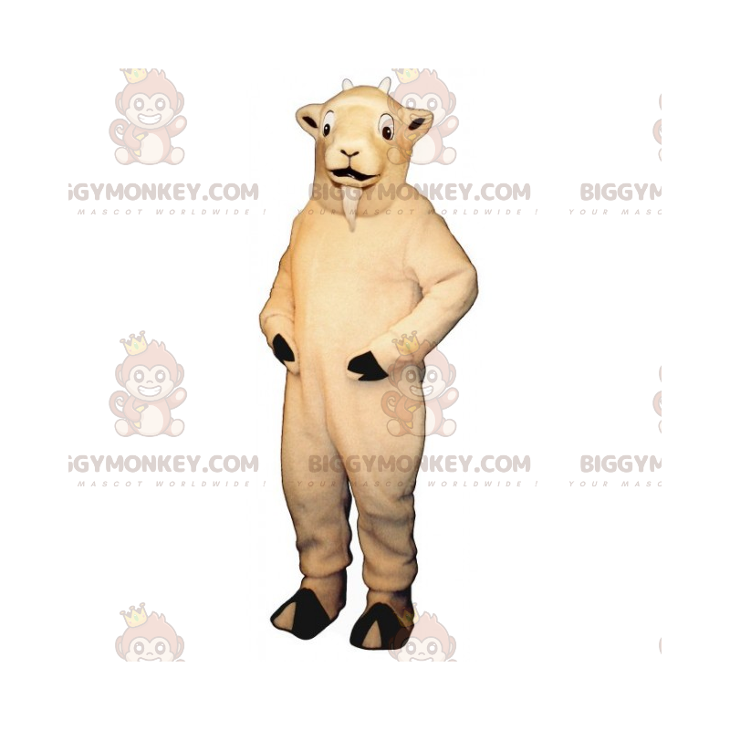 BIGGYMONKEY™ Farm Animal -maskottiasu - Vuohi - Tuotantoeläimiä - BIGGYMONKEY_014756 - BiggyMonkey.com