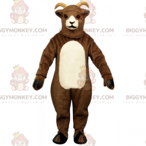 Στολή μασκότ ζώων φάρμας BIGGYMONKEY™ - Διχρωμία κατσίκας -