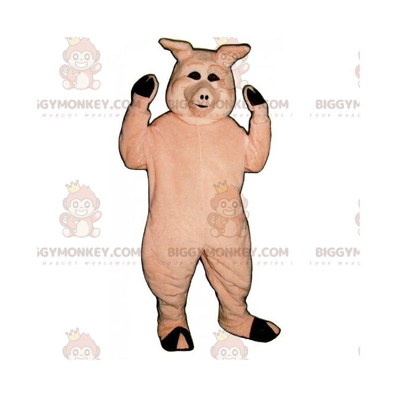 Costume de mascotte BIGGYMONKEY™ animaux de la ferme - Cochon Costume de mascotte BIGGYMONKEY™ animaux de la ferme - Cochon