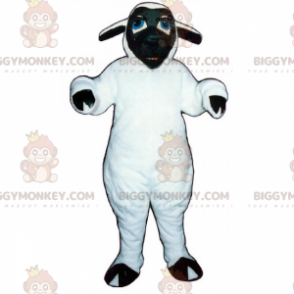 BIGGYMONKEY™ Maskotdräkt för bondgårdsdjur - Black Face Sheep - Fårmaskot - BIGGYMONKEY_014767 - BiggyMonkey.com