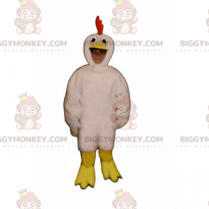 BIGGYMONKEY™ Mascottekostuum voor boerderijdieren - Hen met