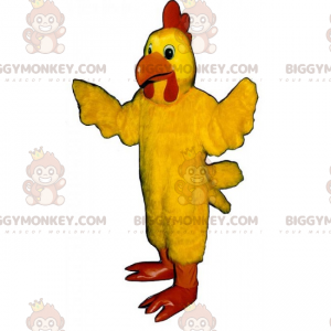 BIGGYMONKEY™ Farm Animal Mascot Costume - Yellow Hen -