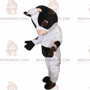 BIGGYMONKEY™ Farm Animal Animal -maskottiasu - Lehmä pienillä sarvilla - Lehmän maskotit - BIGGYMONKEY_014781 - BiggyMonkey.com