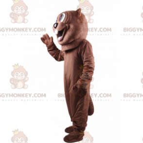  Στολή μασκότ BIGGYMONKEY™ Brown Beaver που βγάζει τη γλώσσα - Ζώα του δάσους - BIGGYMONKEY_014784 - BiggyMonkey.com