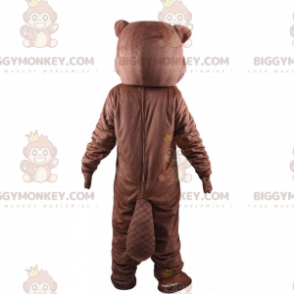  Στολή μασκότ BIGGYMONKEY™ Brown Beaver που βγάζει τη γλώσσα - Ζώα του δάσους - BIGGYMONKEY_014784 - BiggyMonkey.com