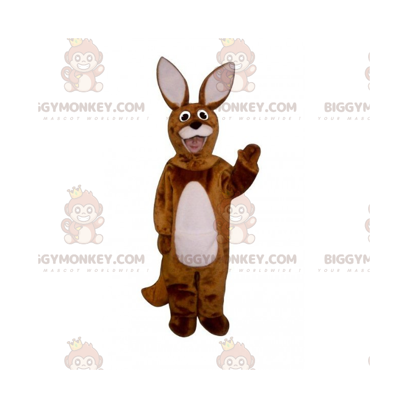 Στολή μασκότ BIGGYMONKEY™ Forest Animals - Λαγουδάκι με μεγάλα αυτιά - Μασκότ κουνελιού - BIGGYMONKEY_014791 - BiggyMonkey.com
