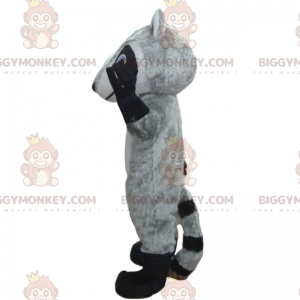 Στολή μασκότ BIGGYMONKEY™ Forest Animals - Very Smiling Raccoon - Ζώα του δάσους - BIGGYMONKEY_014805 - BiggyMonkey.com