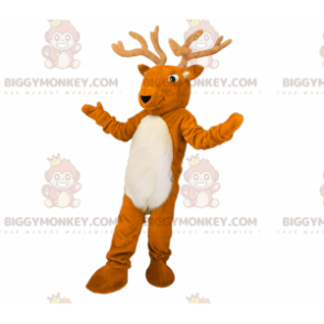 Στολή μασκότ BIGGYMONKEY™ Forest Animals - Big Antlers Reindeer - Μασκότ ελαφιών και ελαφιών - BiggyMonkey.com