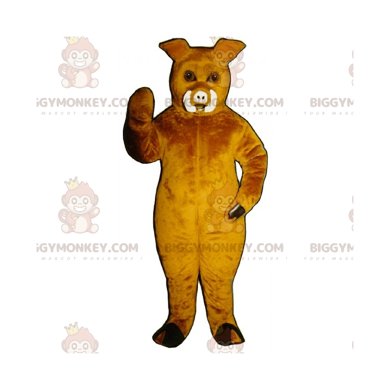 Kostým maskota BIGGYMONKEY™ Lesních zvířat – Kanec – Kostým maskota BIGGYMONKEY™ Lesních zvířat – Kanec –
