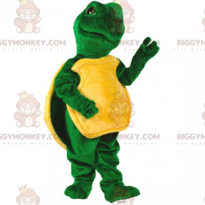 BIGGYMONKEY™ Skovdyrs maskotkostume - Skildpadde med gul skal -