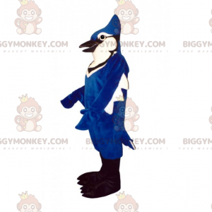 BIGGYMONKEY™ Dschungeltier-Maskottchen-Kostüm – Blauer Papagei