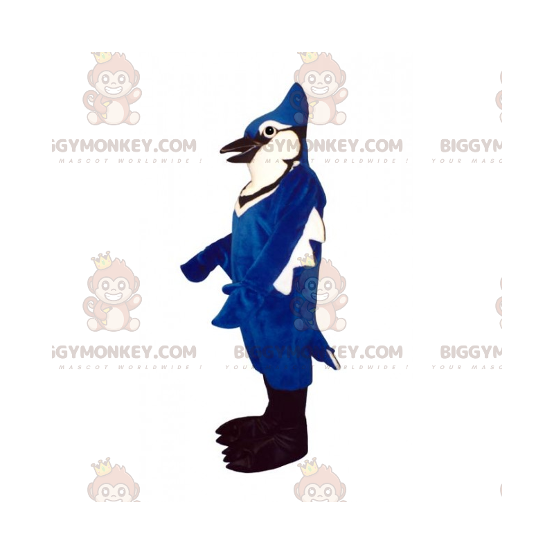 BIGGYMONKEY™ Jungle dieren mascottekostuum - blauwe papegaai - BIGGYMONKEY™ Jungle dieren mascottekostuum - blauwe papegaai -