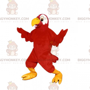 BIGGYMONKEY™ Jungle Animals maskotkostume - rød papegøje -
